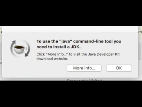 Mac error for java command line 1