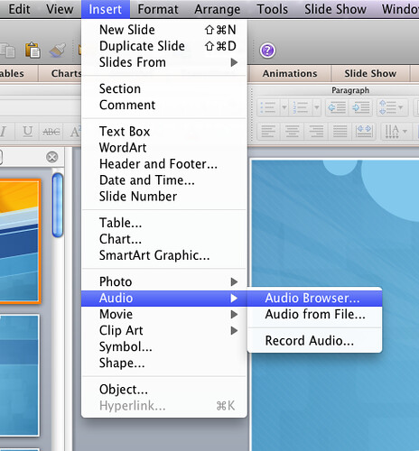 Powerpoint how to automatically play sound on slide for mac free